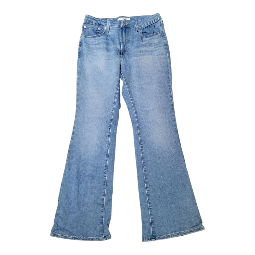 Womens Levi's 725 Blue High Rise Bootcut Jeans - Size 31